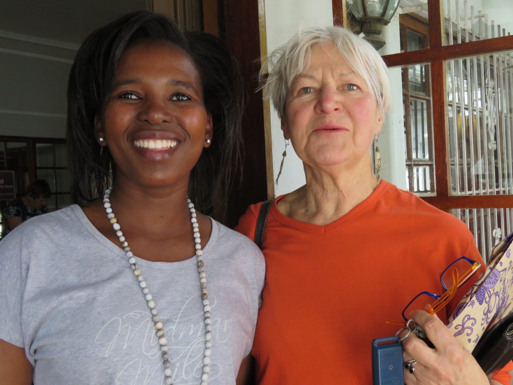 Hlengiwe Kheswa and Sheila Berry
